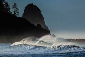 High Surf And Wind At Lapush Washington Coast By Bwm1953