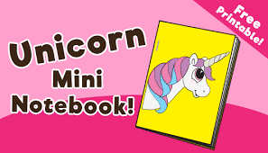 Unicorn Mini Notebook Mini Notebooks Unicorn Creative Kids