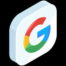 Google Logo Icon - Download in Isometric Style