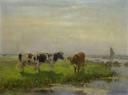 Cows In The Meadow 1875 1941 Rijksmuseum Public Domain In 2020 Modern Canvas Art Contemporary Art Painting Art