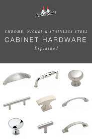 Kitchen Cabinet Hardware Chrome Nickel And Stainless Steel Stainless Steel Cabinet Hardware Stainless Steel Cabinets Stainless Steel Kitchen Cabinets