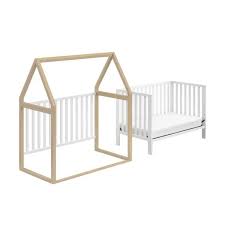 Storkcraft Storkcraft Orchard 5 In 1 Convertible Canopy Crib White Driftwood 04533 107 The Home Depot In 2020 Convertible Crib Crib Canopy Storkcraft