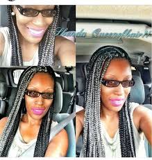 Black And Grey Braids Hairstyles White Black Grey Gray Hair Box Braids Jumbo Braids Poetic Justice Braids Poetic Justice Braids Medium Box Braids Grey Box Braids