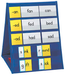 Learning Resources Double Sided Tabletop Pocket Chart 5 Pockets