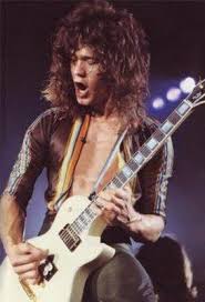 Edward Van Halen With Les Paul In Hand Van Halen Van Halen Concert Eddie Van Halen