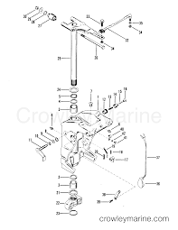 Swivel Bracket And Steering Arm Serial Range Mercury Race Outboard Merc Mod Vp 83b807 And Up Usa Crowley Marine