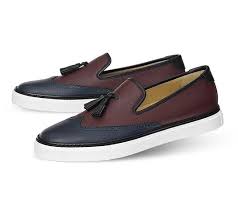 Hermes Men 39 S Sneaker In Calfskin And Epsom Calfskin Quot Esprit Ghillies Quot Perforated Details Contrasted Tasse Shoes Too Big Hermes Shoes Shoes Mens