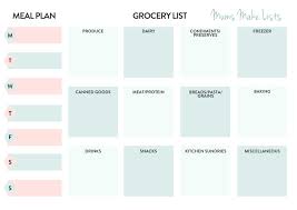 These printable grocery list templates are available free for you. What To Put On Your Grocery Shopping List