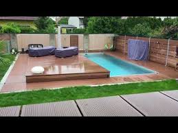 Vollautomatische Begehbare Poolabdeckung 8 5 X 4 0 M Youtube Poolabdeckung Hinterhof Pool Landschaftsbau Gartenpools