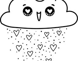Download and print this kawaii baby animal coloring pages for the cost of nothing, only at everfreecoloring.com. Kawaii Cloud Coloring Page Kawaii Coloring Pages Cute Coloring Pages Unicorn Coloring Pages