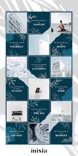 Instagram Puzzle Template For Canva Instagram Template Etsy Instagram Template Design Instagram Template Instagram Feed Layout