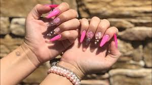 Ombre oval nails, are you looking for nails summer designs easy that are excellent for this summer? Gelove Nehty Letni Ruzove Youtube