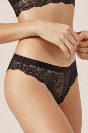 I'm so glad i went to her for my first time because she was so patient a. Brazilian Slip Mit Floraler Ornament Spitze Savu Undie Black Noni