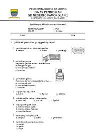 Check spelling or type a new query. Soal Uas Plh Kelas 3 Semester 1