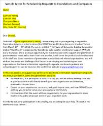 Free 7 Sample Scholarship Applications In Ms Word Pdf