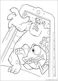 For the villain in kim possible, see gil moss. Monsters Inc Coloring Pages Sulley And Mike Running Coloring4free Coloring4free Com