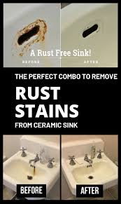the perfect combo to remove rust stains