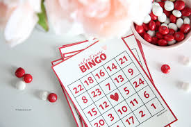 You can add them to your kids birthday party ideas or even just a game to play between parent and child. Valentine Bingo The Idea Room