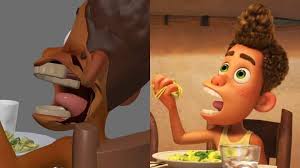 a Pixar animator just shared what its 3D human mouths look like from  behind, and it can never be unseen.😎 (Credit: Cody Lyon via X)
