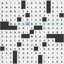 Play the daily new york times crossword puzzle edited by will shortz online. Tuesday May 7 2019 Diary Of A Crossword Fiend