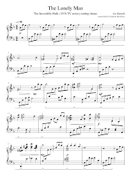 The Lonely Man Sheet Music For Piano Solo Musescore Com