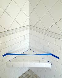 Coordinating soap dishes are an attractive way to maintain key essentials in your shower. Bathroom Reno Week 7 First Light Designs