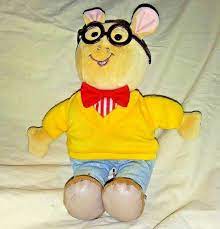 Eden 1996 Arthur Aardvark Soft Plush Animal Doll 10 Inches Tall Pbs Marc Brown Eden Animal Dolls Plush Animals Soft Plush