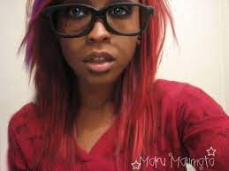 Burgundy dark red red wine color is actively used for hair dyeing in brunettes. Black Girl Red Hair Tumblr Google Search Teenage Girl Hairstyles Cute Hairstyles For Teens Cute Hairstyles For Short Hair