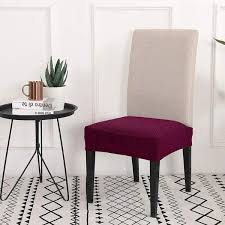 Chair Cover Elastic Half Wraped Sunailoom In 2020 Slipcovers For Chairs Dining Chair Cushions Dining Chairs