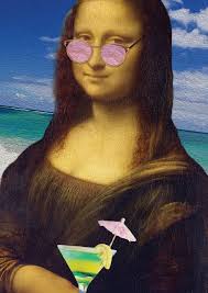 Mona Lisa Altered Art