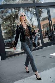How To Style A Moto Jacket How To Style A Moto Jacket Over 40 Winter Fashion Outfits Fashion Dallas Fashion