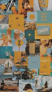 Cute aesthetic collage wallpapers yellow. Aesthetic Collage Wallpapers Wallpaper Cave