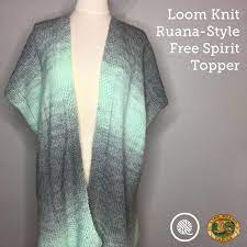 Once you're ready to try a real pattern, here are some sources to look at: Loom Knit Free Spirit Topper Ruana Lion Brand Goodknit Kisses