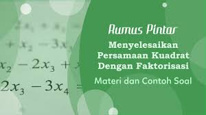 Kelompok 3 1 contoh lain adalah populasi bakteri atau virus dan kemungkinan berapa persen virus itu menular dengan melalui udara, area kontribusi dan. Persamaan Kuadrat Pengertian Rumus Contoh Soal
