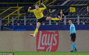 Borussia dortmund have signed striker erling braut haaland from rb salzburg on a contract until 2024. Borussia Dortmund 2 2 Sevilla 5 Four On Agg Erling Haaland Seals Hosts Champions League Development The Buzz Desk