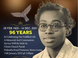 Mrs. Agnes Diminga Adina Banjoko Labor laid to rest today