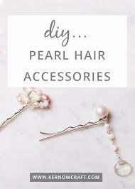 Diy Pearl Cluster Hair Accessories Kit Hair Accessories Pearl Hair Accessories Jewelry Hair Ties Diy
