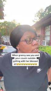 We just tryna eat blessed granny👈🏾🙄😂😂 #fyp #grilling #bbq #outside  #summer #blessedoil #speakingintongues #churchcomedy #relatable #chicken  #fire #comedy