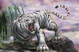 Pin Oleh Gadoel Di Fauna Wildlife Lukisan Hewan Binatang Harimau Putih