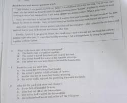 Apa arti voice of baceprot sebenarnya? Read The Text And Answer Questions 6 To 8 Last Sunday I Was Gardening With My Fatherfresh My Dad Brainly Co Id