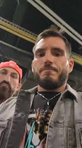 We pulled out all the stops this week in Worcester, MA. Big #DunKing energy  and our “secret weapon”… all to finally RKO the Viper. #OuttaNowhere  #DIYRKO @JohnnyGargano @RandyOrton