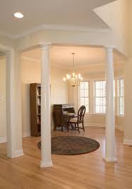 Architecture White Columns Used For Interior In Living Room Which Classy Style Of House Design With Classy Furniture Luxury Living Room Decor Interior Columns
