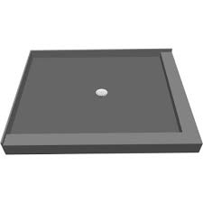I was wondering if anyone has ever used the tile redi shower base before? Tile Redi P3042cdr Pvc 30 X 42 Rectangular Double Shower Pan W Center Drain B1337971 Globalindustrial Com