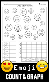 Emoji Count Graph Worksheet Graphing Worksheets Free Printable Math Worksheets Kindergarten Worksheets Printable
