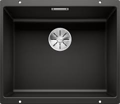 Please ensure that there is sufficient space in your kitchen when fitting a new sink and pay close attention to the provided dimensions. Subline 500 U Silgranit Schwarz Ohne Ablauffernbedienung Blanco