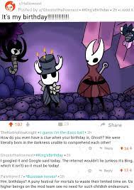 If Hollow Knight characters had Reddit 4th anniversairy special :  r/HollowKnightMemes