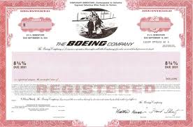 Is boeing co. a good investment? The Boeing Co Specimen Stock Certificate