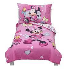 78 list price $19.97 $ 19. Disney Minnie Mouse Happy Hearts 4 Piece Toddler Bedding Set Wayfair