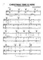 Celebrate the magic of the holiday season through the eyes of charlie brown. Charlie Brown Christmas Time Is Here Free Downloadable Sheet Music