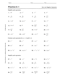 Some of the worksheets for this concept are exponents work, properties of exponents, negative and zero exponents, pa074 zero negative exponents, applying the exponent rule for negative exponents, applying the exponent rule for zero exponents, negative integer exponents, j10exneg. 8 1 Practice